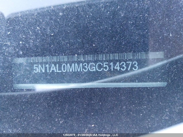 5N1AL0MM3GC514373 Infiniti QX60