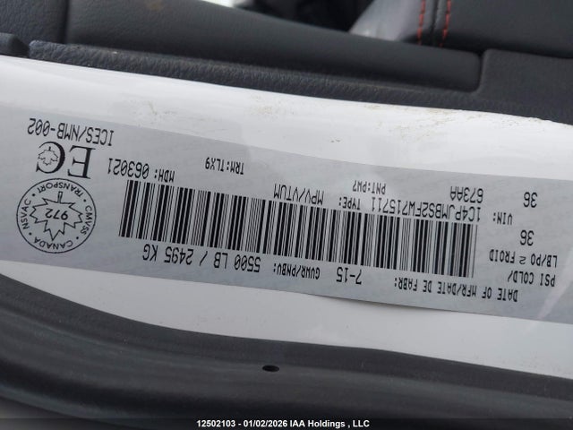 1C4PJMBS2FW715711 Jeep Cherokee