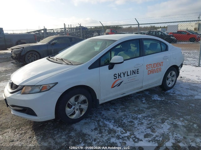 2013 Honda Civic Sdn მანქანა იყიდება აუქციონზე, vin: 2HGFB2F47DH109651, აუქციონის ნომერი: 12502179