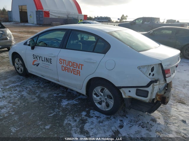 2013 Honda Civic Sdn მანქანა იყიდება აუქციონზე, vin: 2HGFB2F47DH109651, აუქციონის ნომერი: 12502179