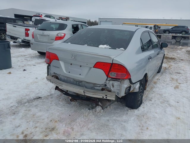 2008 Honda Civic Dx მანქანა იყიდება აუქციონზე, vin: 2HGFA15258H027730, აუქციონის ნომერი: 12502198