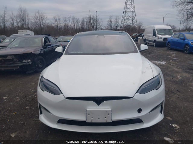12502227 :رقم المزاد ، 5YJSA1E69PF516314 vin ، 2023 Tesla Model S Plaid مزاد بيع