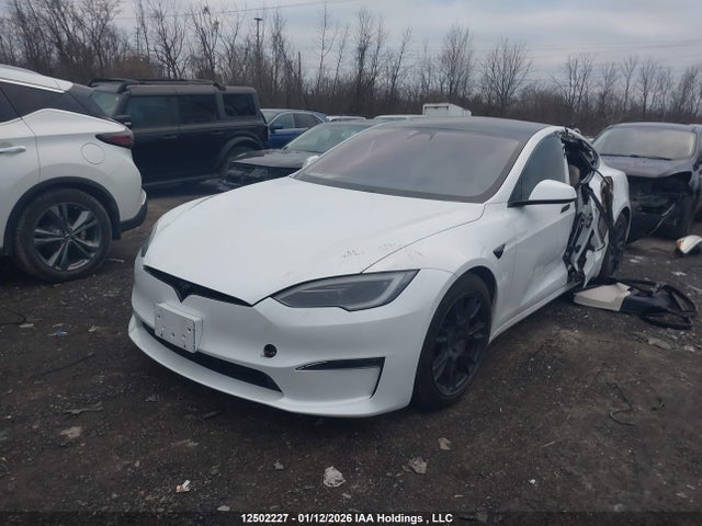 12502227 :رقم المزاد ، 5YJSA1E69PF516314 vin ، 2023 Tesla Model S Plaid مزاد بيع