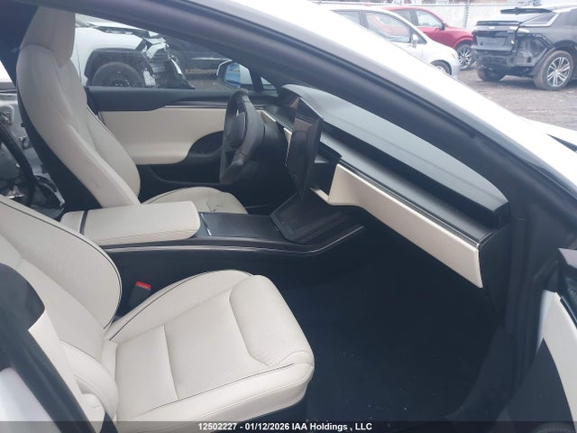 12502227 :رقم المزاد ، 5YJSA1E69PF516314 vin ، 2023 Tesla Model S Plaid مزاد بيع