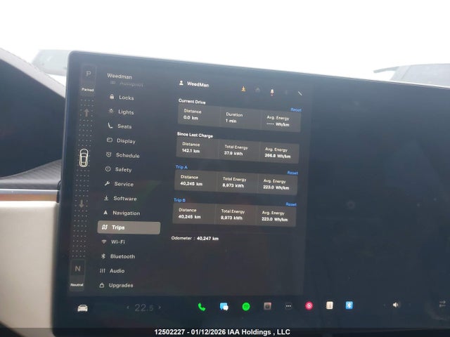 12502227 :رقم المزاد ، 5YJSA1E69PF516314 vin ، 2023 Tesla Model S Plaid مزاد بيع