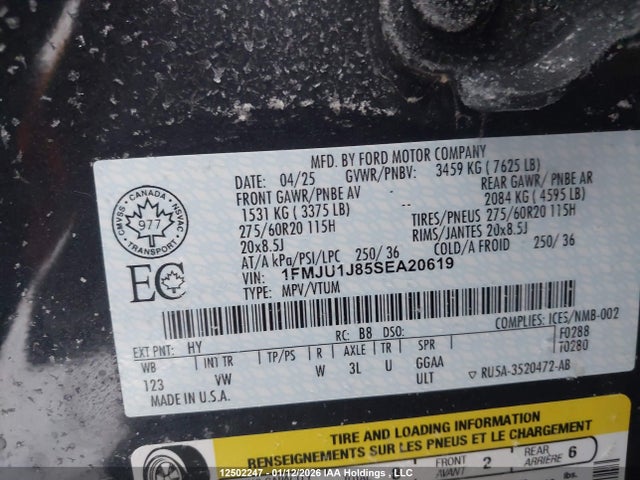 1FMJU1J85SEA20619 Ford Expedition