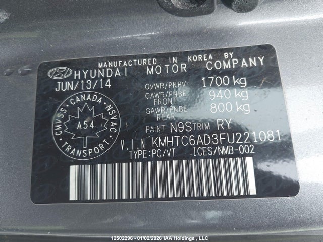 Продажа на аукционе авто 2015 Hyundai Veloster, vin: KMHTC6AD3FU221081, номер лота: 12502296