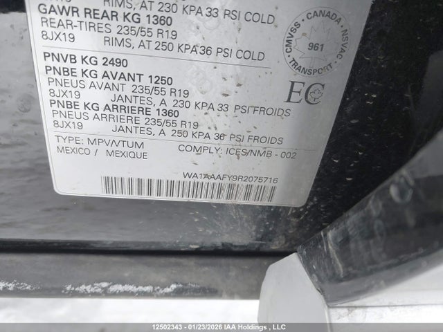 WA1AAAFY9R2075716 Audi Q5 45 Komfort