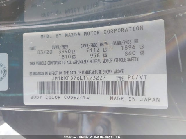 JM1DKFD76L1473227 Mazda Cx-3 Grand Touring