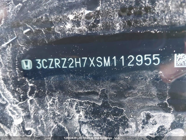 3CZRZ2H7XSM112955 Honda Hr-v Exl