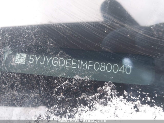 5YJYGDEE1MF080040 Tesla Model Y Long Range