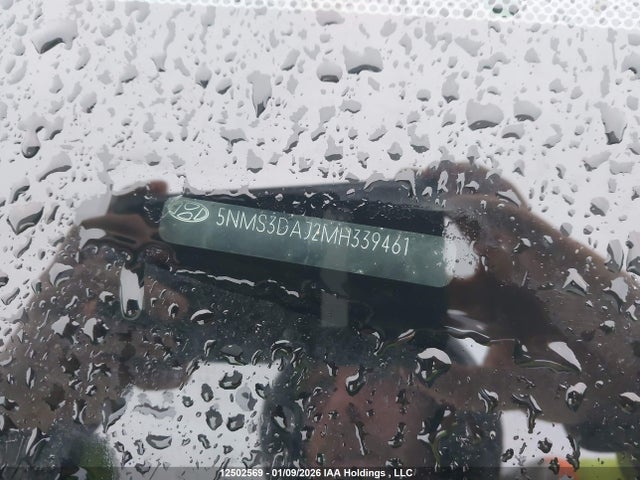 Продаж на аукціоні авто 2021 Hyundai Santa Fe Preferred Awd, vin: 5NMS3DAJ2MH339461, номер лоту: 12502569