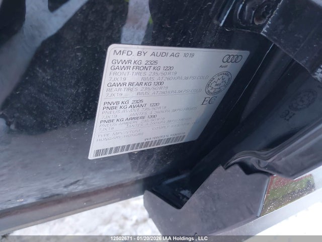 Audi Q3 45 Progressiv 2020 WA1EECF31L1030319 Image 9