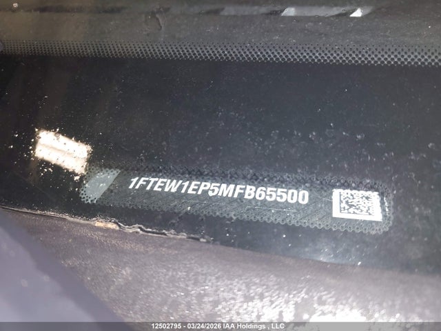 12502795 :رقم المزاد ، 1FTEW1EP5MFB65500 vin ، 2021 Ford F150 Supercrew مزاد بيع