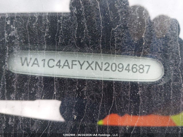 WA1C4AFYXN2094687 Audi Sq5 3.0t Technik