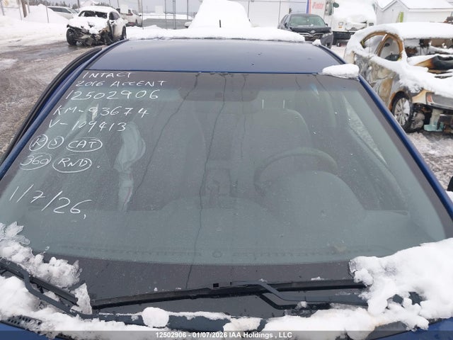 KMHCT4AE3GU109413 Hyundai ACCENT SE
