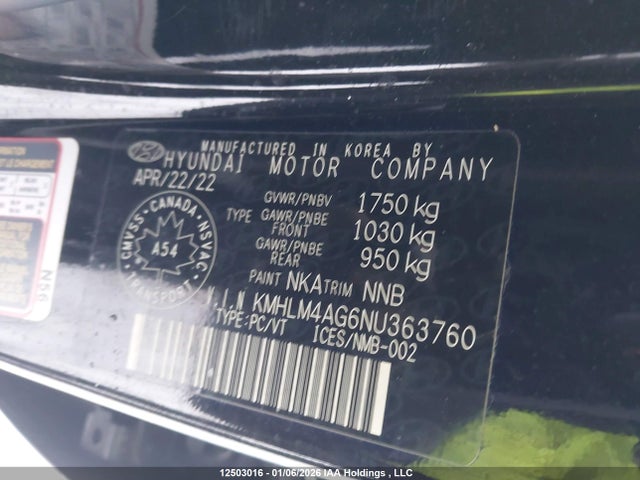 Hyundai ELANTRA SEL 2022 KMHLM4AG6NU363760 Image 9