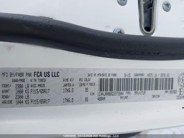 1C4NJRAB0GD573944 Jeep Patriot
