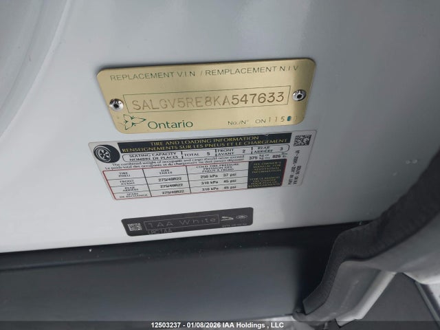 Land Rover Range Rover Autobiography 2019 SALGV5RE8KA547633 Image 18