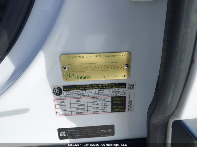 Land Rover Range Rover Autobiography 2019 SALGV5RE8KA547633 Image 9