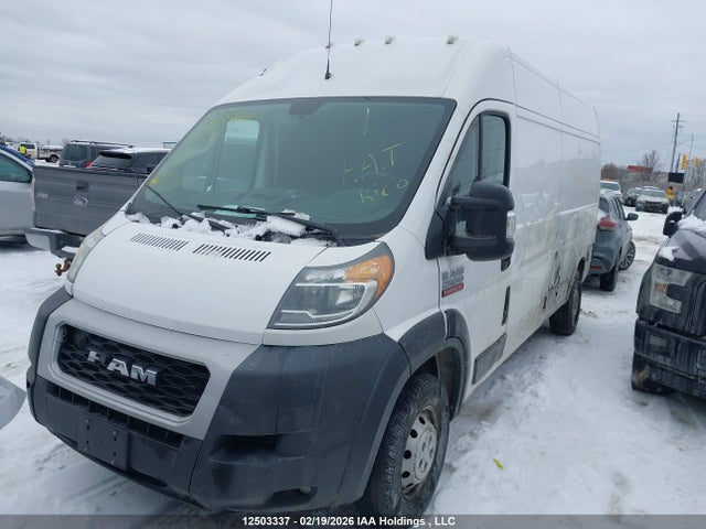 12503337 :رقم المزاد ، 3C6TRVDG7LE135759 vin ، 2020 Ram Promaster 2500 High Roof 159 In. Wb مزاد بيع