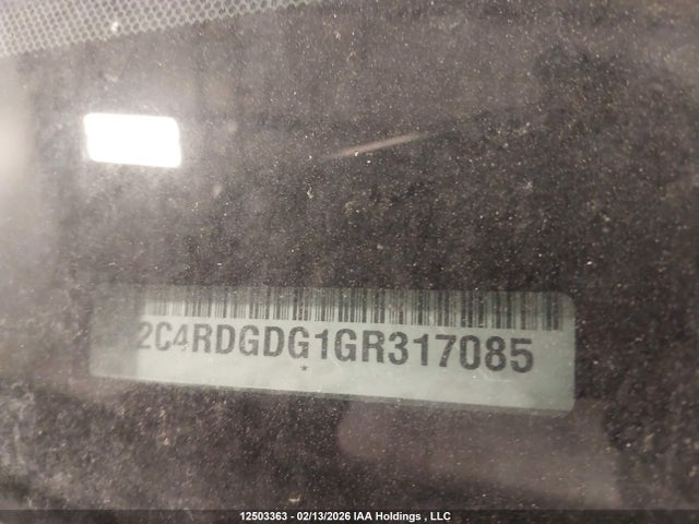 2C4RDGDG1GR317085 Dodge Grand Caravan Crew