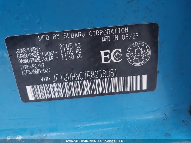 Subaru Impreza Limited 2024 JF1GUHNC7R8238081 Image 9