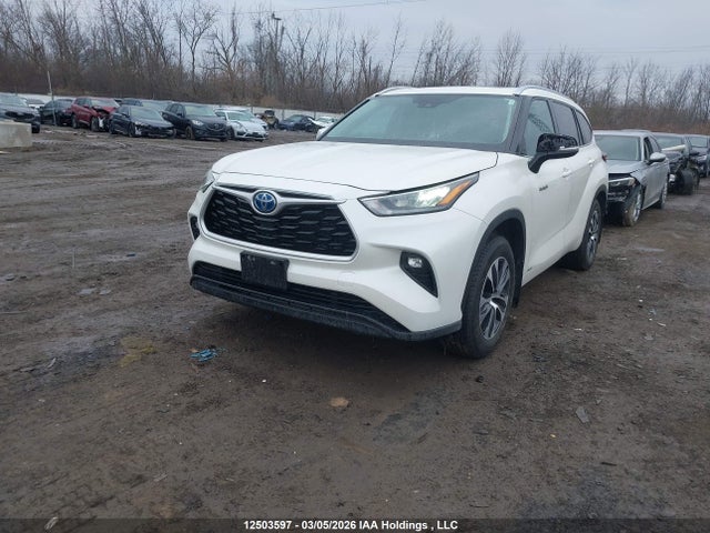 2020 Toyota Highlander Hybrid Hybrid მანქანა იყიდება აუქციონზე, vin: 5TDGBRCH6LS502088, აუქციონის ნომერი: 12503597