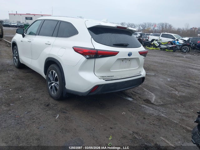 2020 Toyota Highlander Hybrid Hybrid მანქანა იყიდება აუქციონზე, vin: 5TDGBRCH6LS502088, აუქციონის ნომერი: 12503597