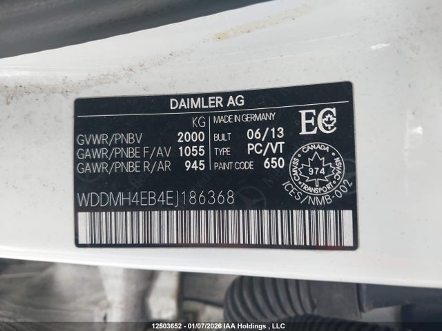 Mercedes-Benz B250 2014 WDDMH4EB4EJ186368 Image 9