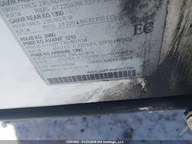 WA1L2AFP2HA101185 Audi Q5