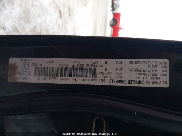 Продаж на аукціоні авто 2012 Dodge Journey R/t, vin: 3C4PDDFG8CT210559, номер лоту: 12504112