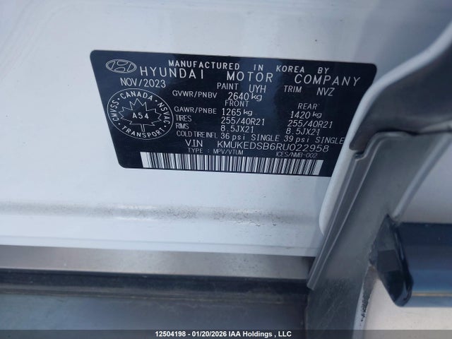 Genesis Gv60 Performance 2024 KMUKEDSB6RU022958 Image 9