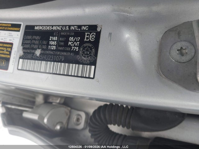 55SWF4KB5HU231079 Mercedes-Benz 300