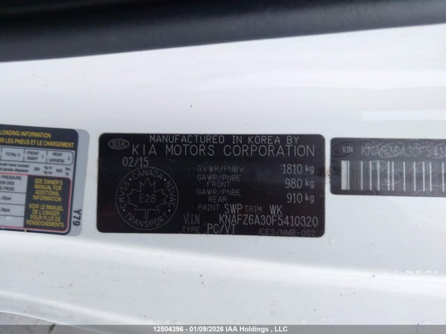 KIA Forte 2015 KNAFZ6A30F5410320 Image 9