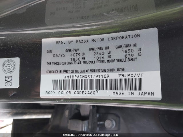 JM1BPACMXS1791109 Mazda 3 Preferred