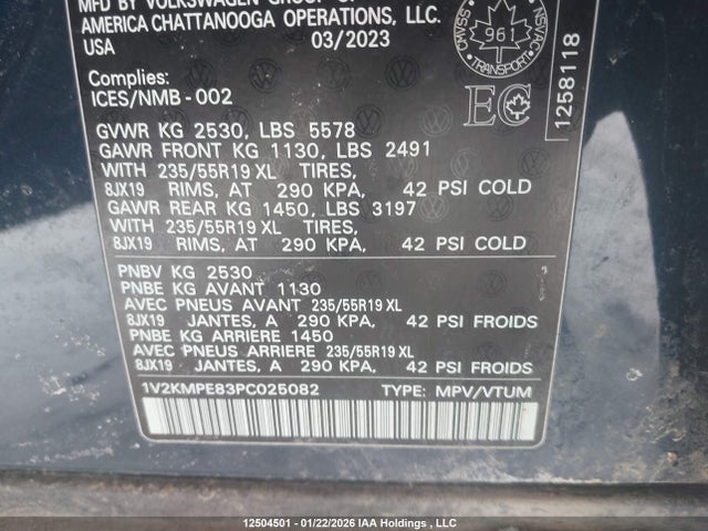 1V2KMPE83PC025082 Volkswagen ID.4