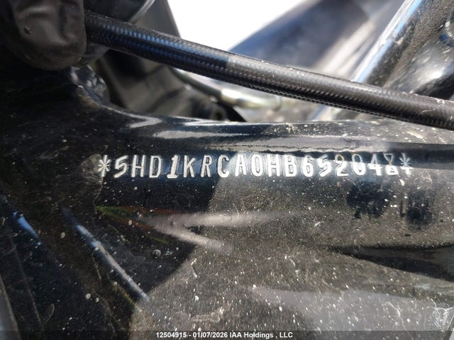 12504915 :رقم المزاد ، 5HD1KRCA0HB652048 vin ، 2017 Harley-davidson Flhxs Street Glide Special مزاد بيع
