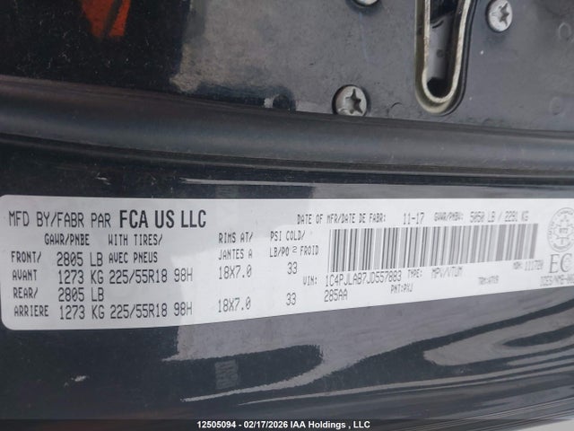 Jeep Cherokee Sport 2018 1C4PJLAB7JD557883 Image 9