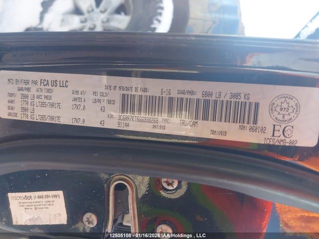 3C6RR7KT6GG338268 RAM 1500 St