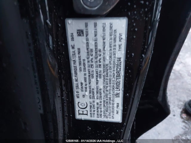 LRW3E7EB4RC200244 Tesla MODEL 3