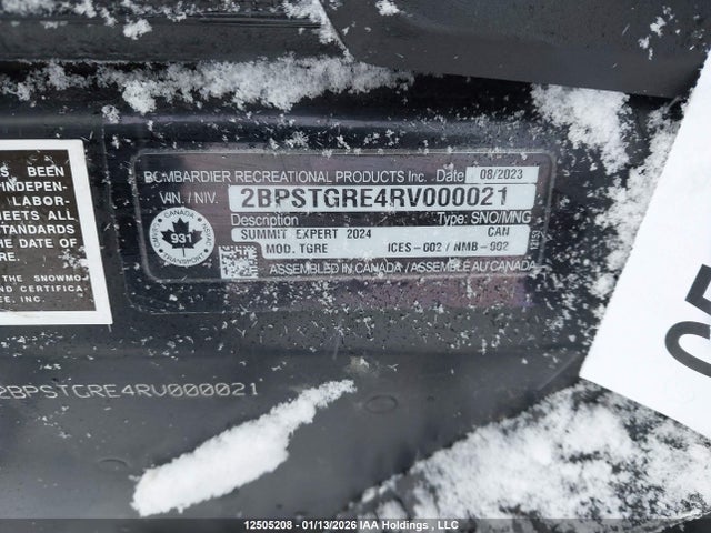 2BPSTGRE4RV000021 Skidoo Skidoo