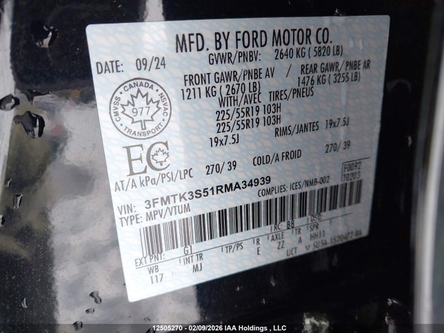 3FMTK3S51RMA34939 Ford Mustang Mach-e Premium