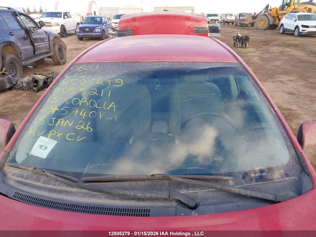 2013 Toyota Corolla Ce მანქანა იყიდება აუქციონზე, vin: 2T1BU4EE5DC055211, აუქციონის ნომერი: 12505279