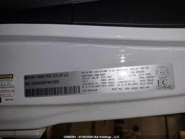 1C4HJXFN2PW673925 Jeep Wrangler Rubicon