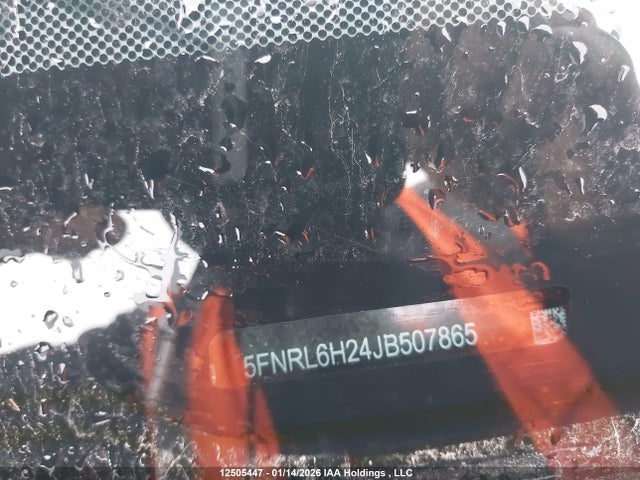 5FNRL6H24JB507865 Honda ODYSSEY LX