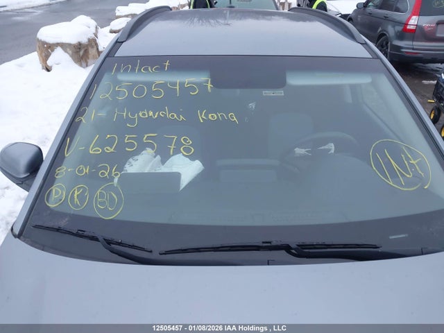Продаж на аукціоні авто 2021 Hyundai Kona, vin: KM8K1CAA1MU625578, номер лоту: 12505457