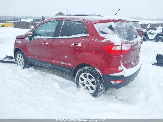 2018 Ford Ecosport Se მანქანა იყიდება აუქციონზე, vin: MAJ6P1UL3JC202661, აუქციონის ნომერი: 12505547
