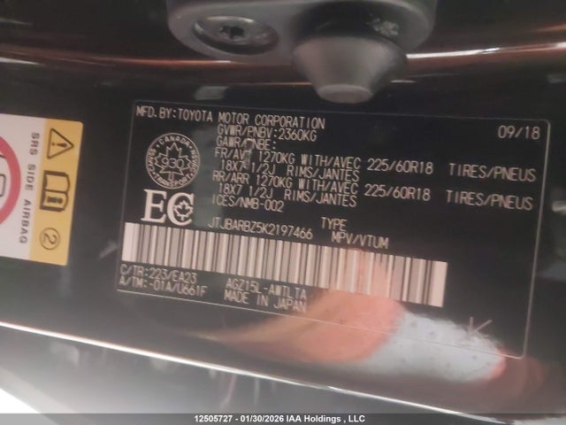 JTJBARBZ5K2197466 Lexus Nx 300 Base/300 F Sport