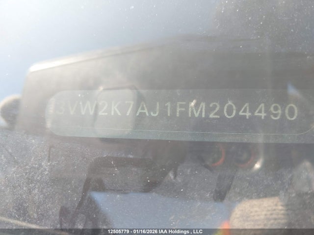 3VW2K7AJ1FM204490 Volkswagen Jetta 2.0l Trendline/2.0l Trendline+